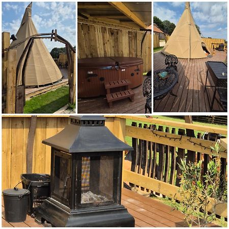 Burtree Country House, Tipi'S, Treehouse & Lodge & House Rooms With Hot Tubs In A Private Garden 瑟斯克 外观 照片